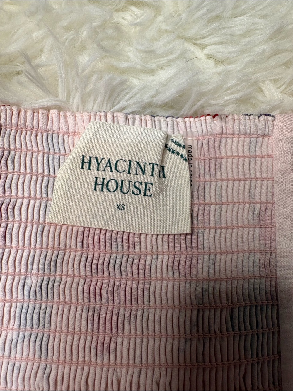 Tuckernuck Hyacinth House Pink Floral Square Neck Veronica Dress, NWT size XS - Picture 11 of 11
